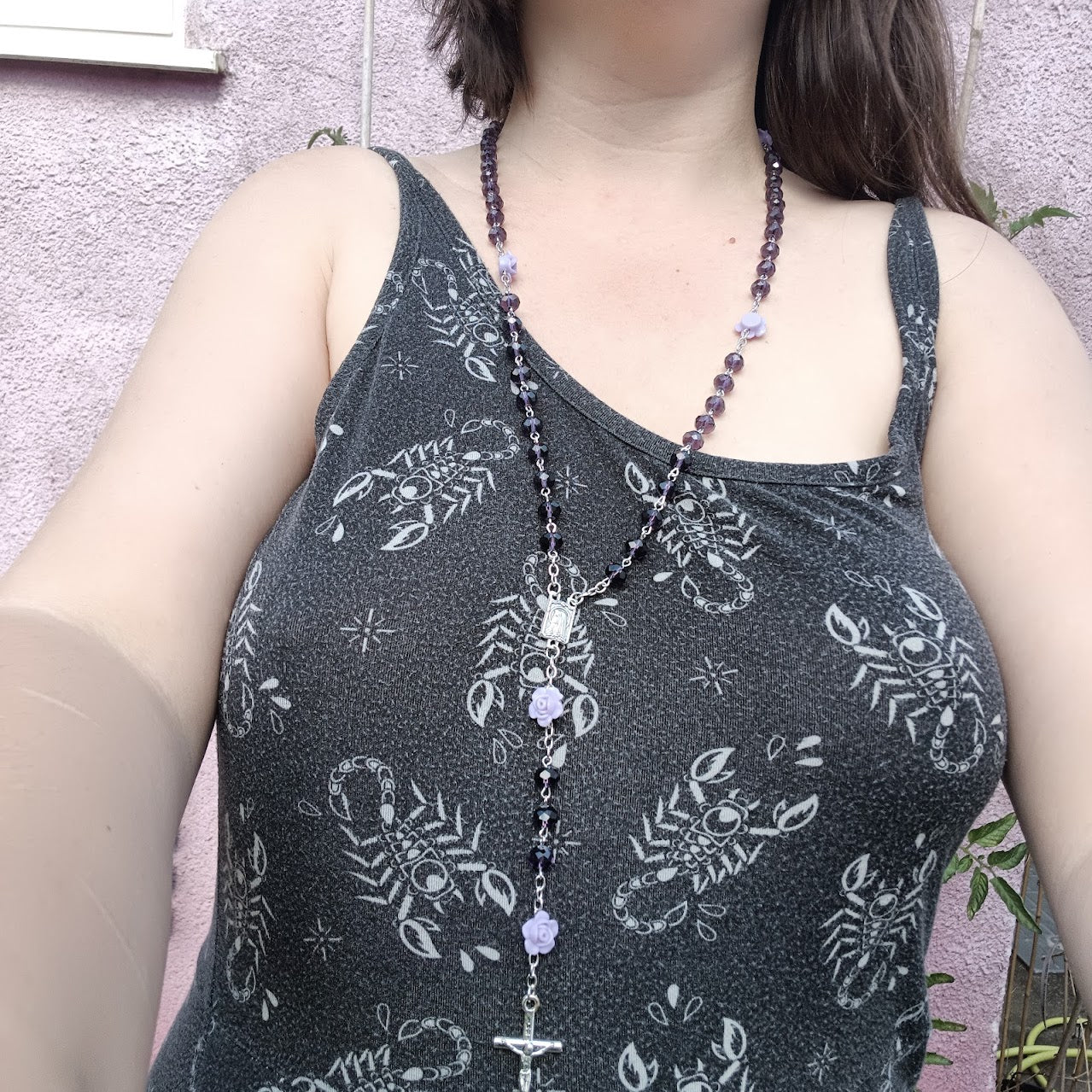 Purple Roses Rosary