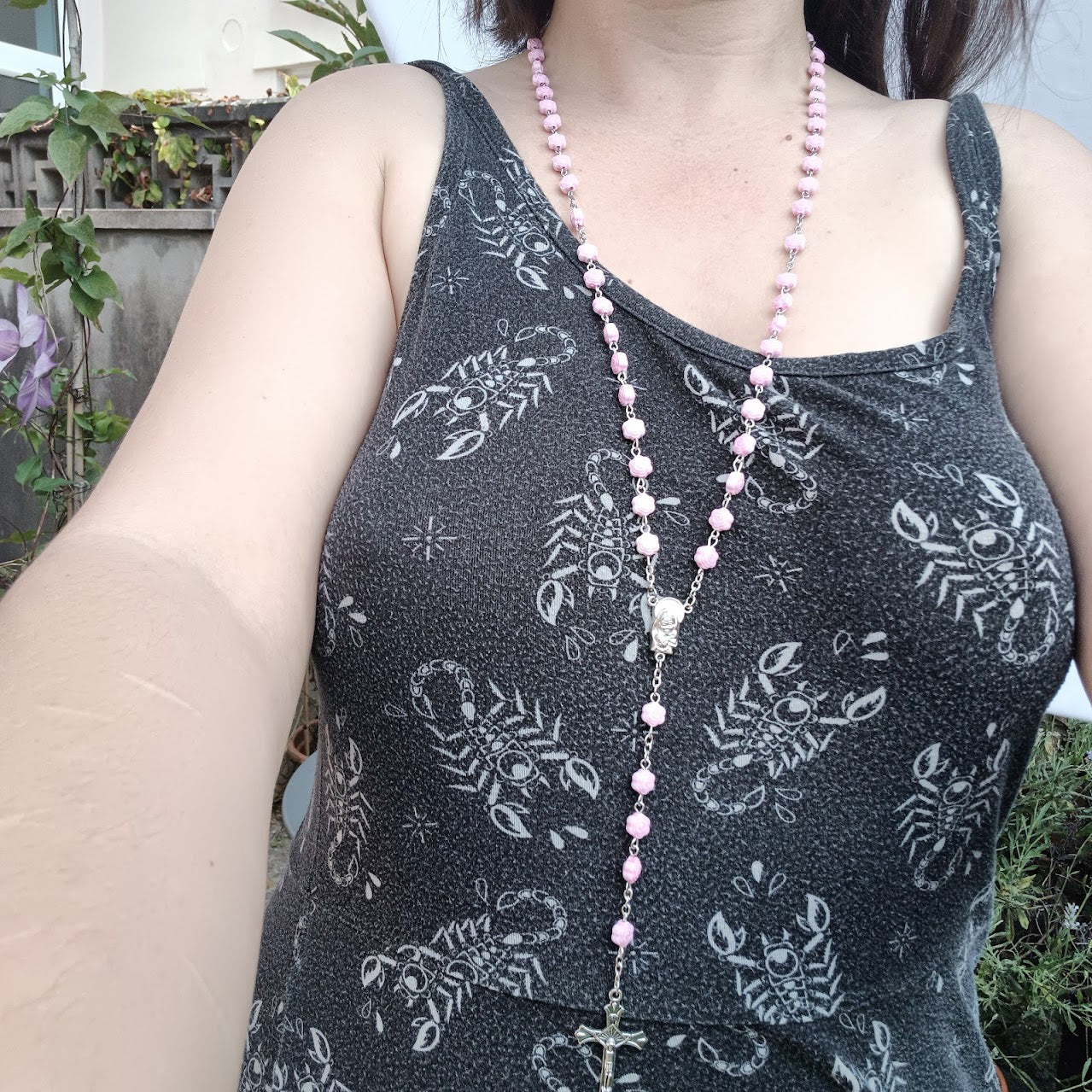 Pink Roses Ladies Rosary