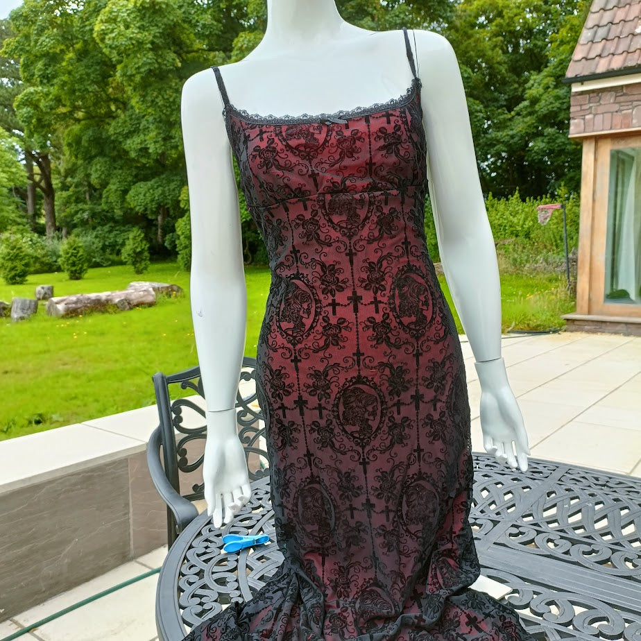Vamp Goth Summer Dress