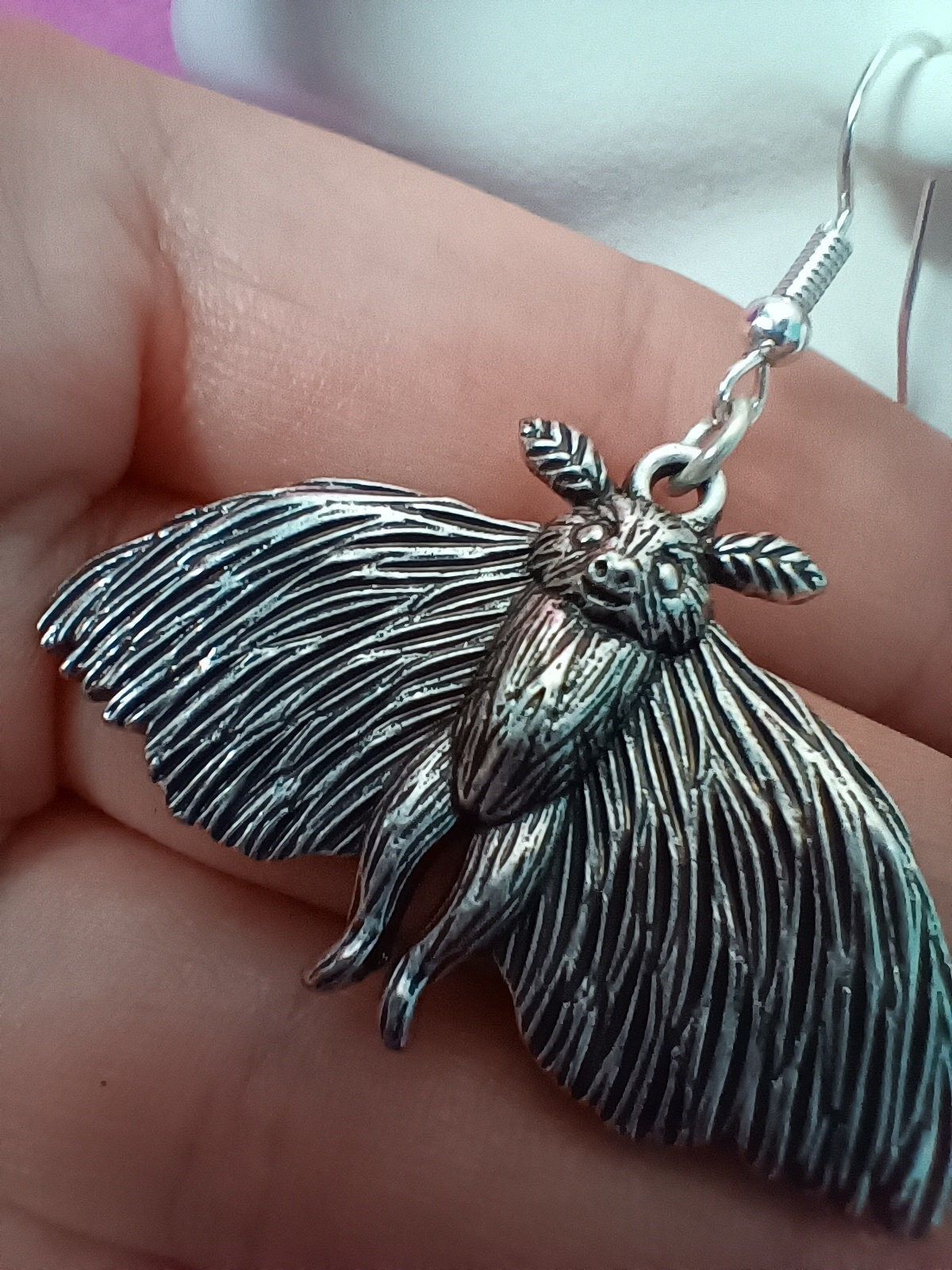 Cryptid Moth Earrings