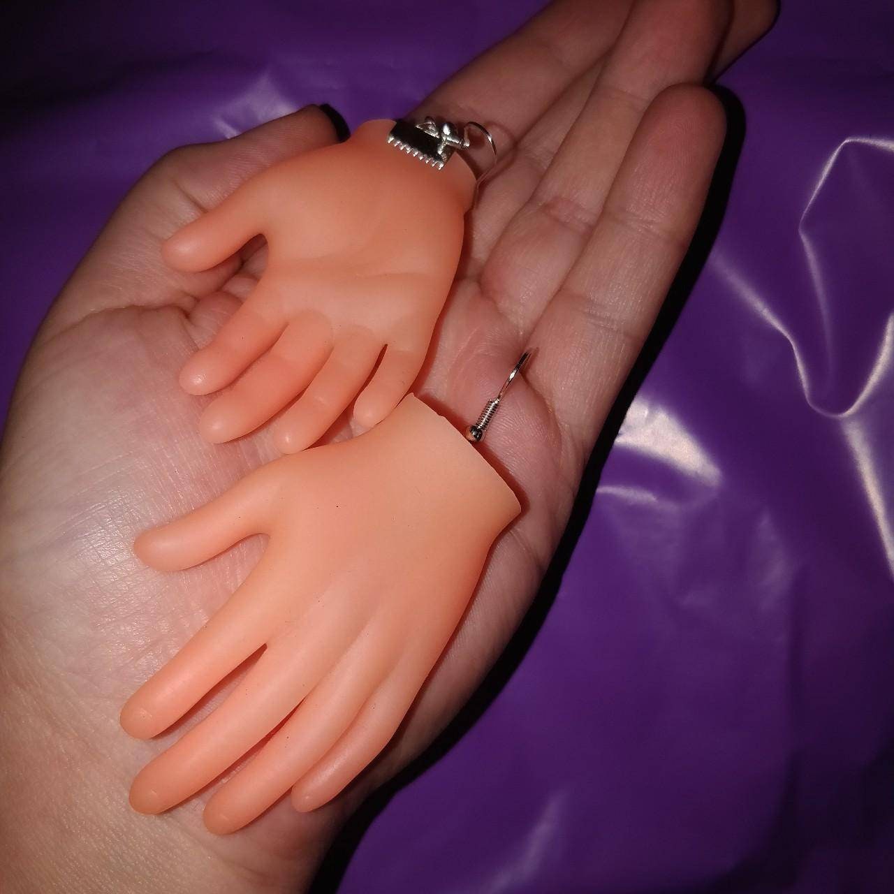 Doll Hand Spooky Earrings