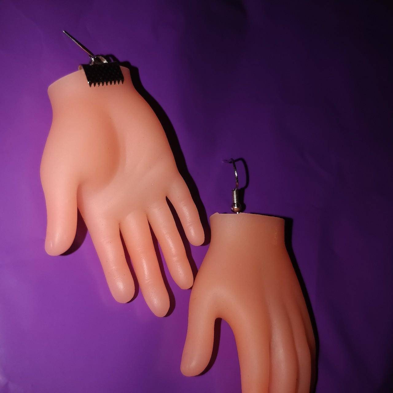 Doll Hand Spooky Earrings