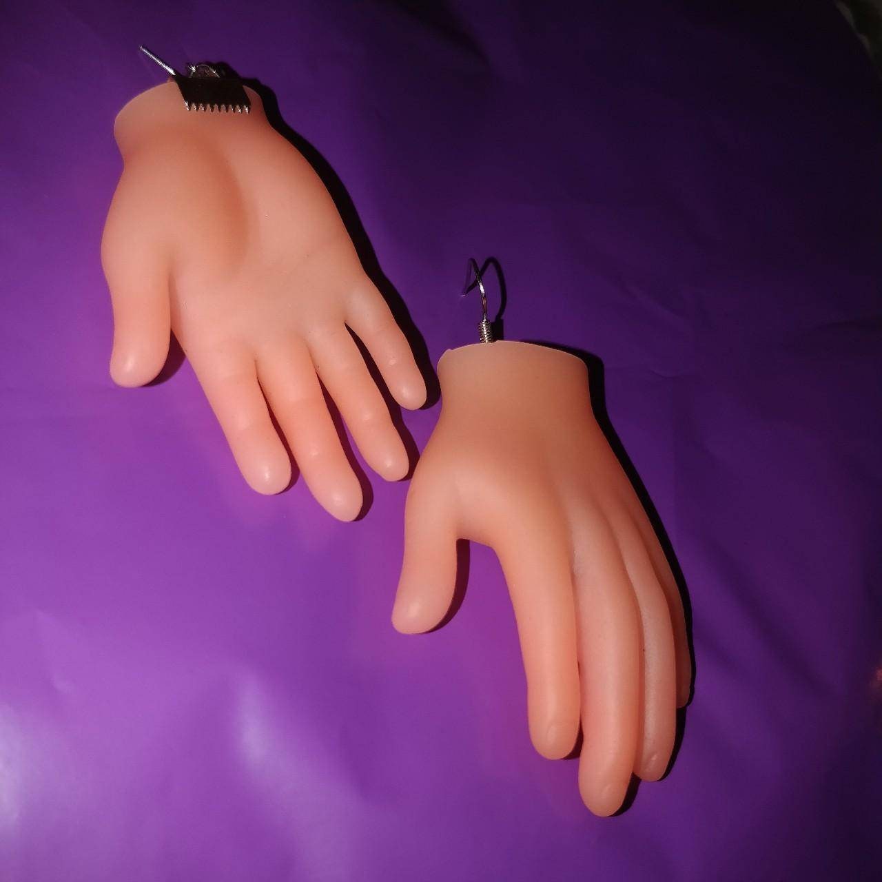Doll Hand Spooky Earrings