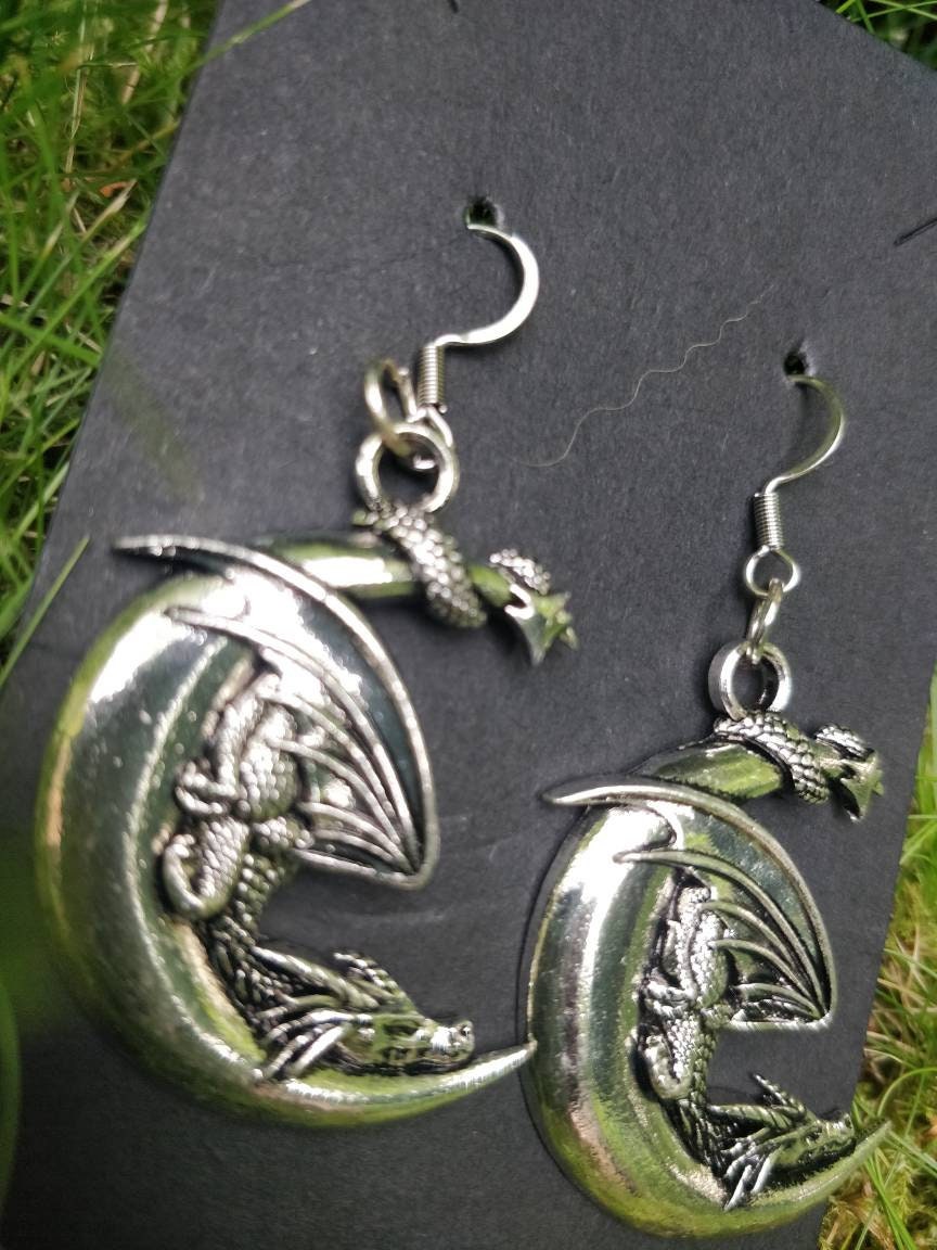 Dragon Moon Earrings