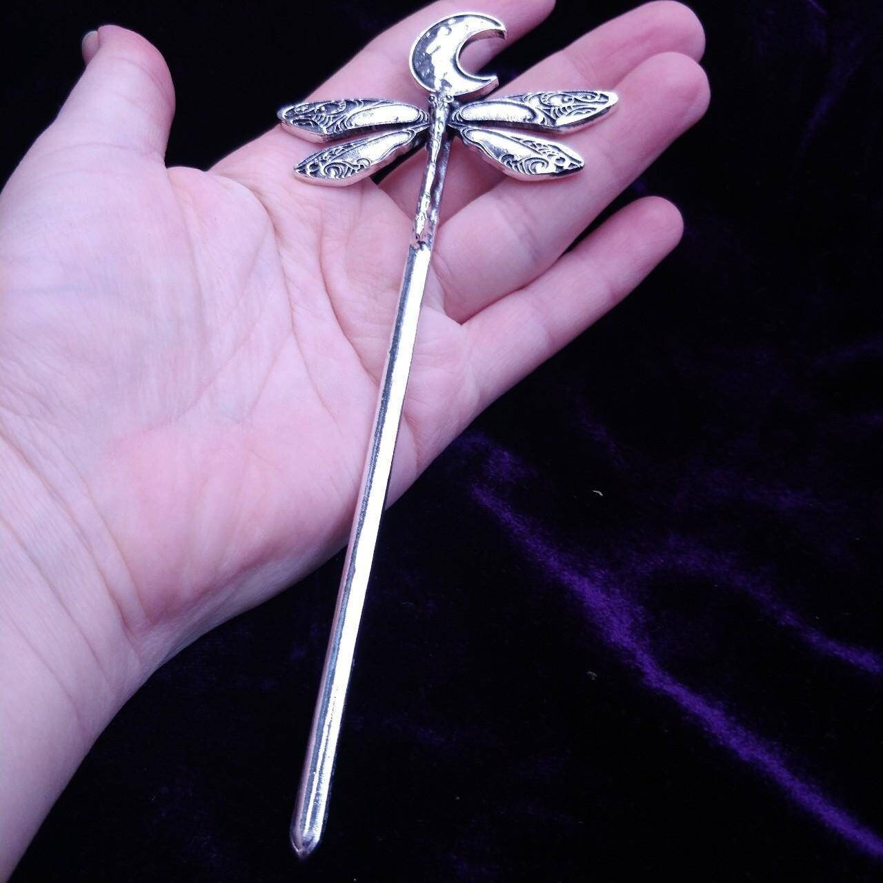 Lunar Dragonfly Hair Stick