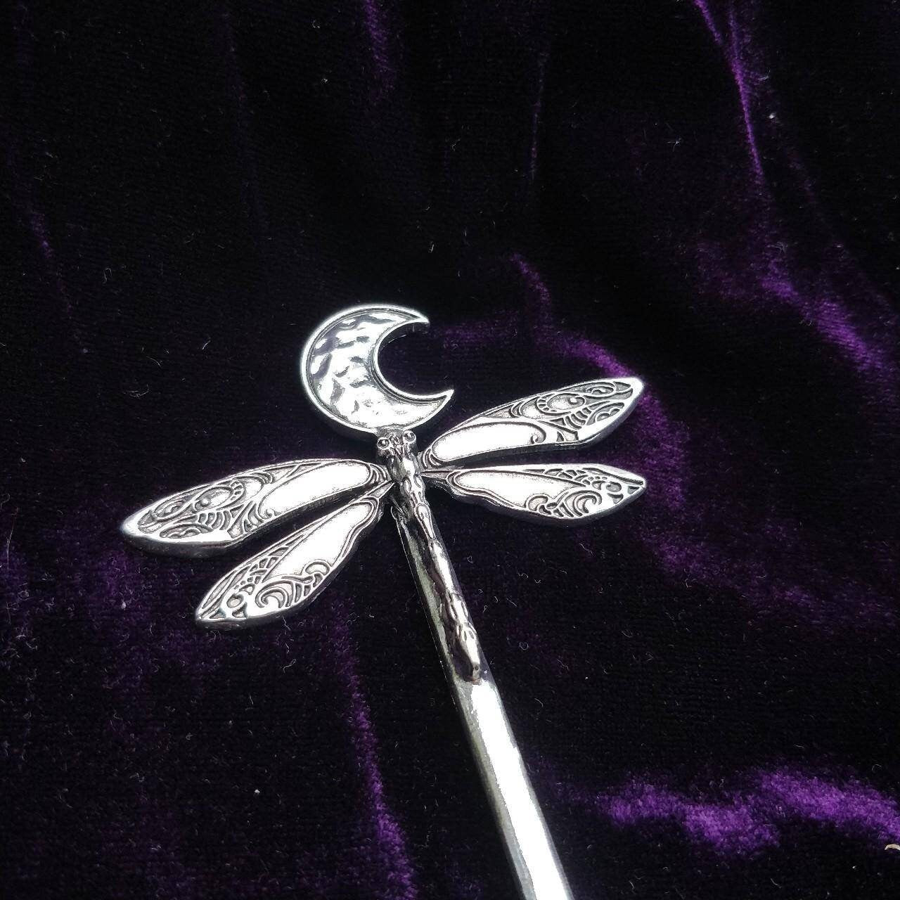 Lunar Dragonfly Hair Stick