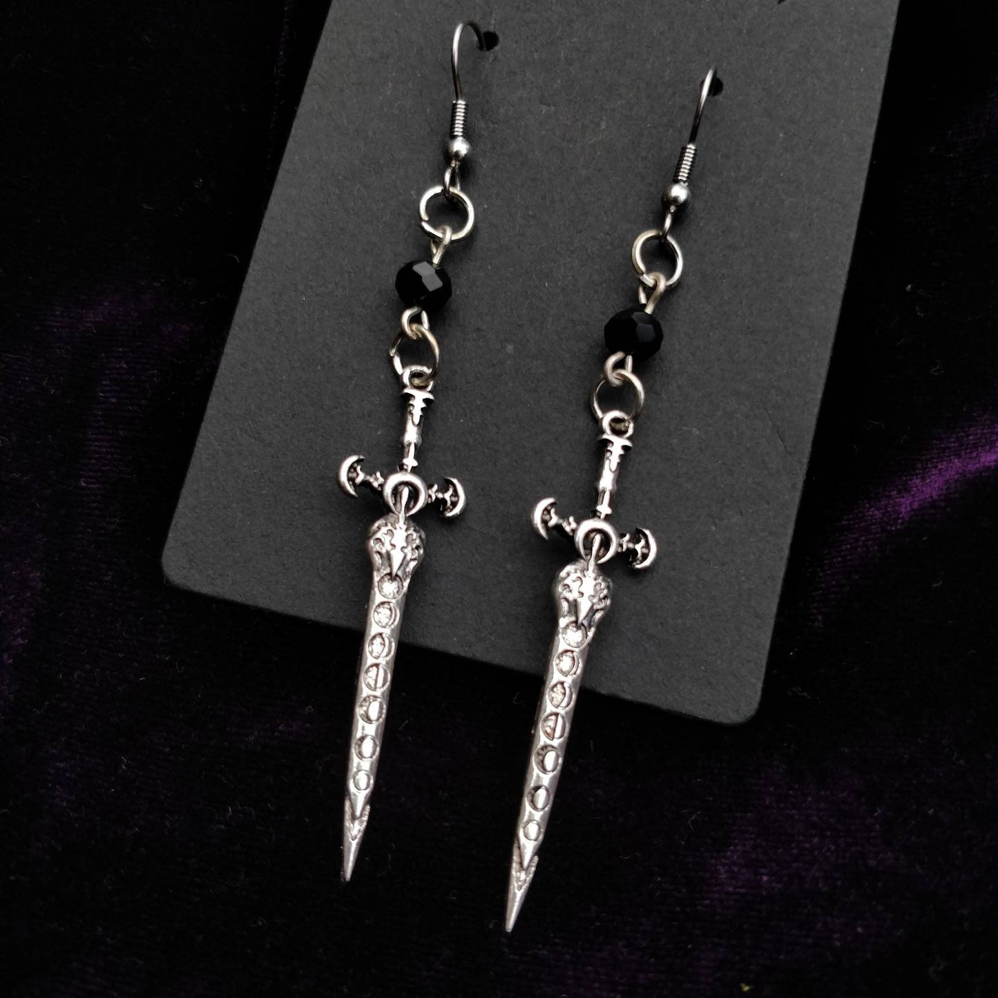 Lunar Sword Earrings