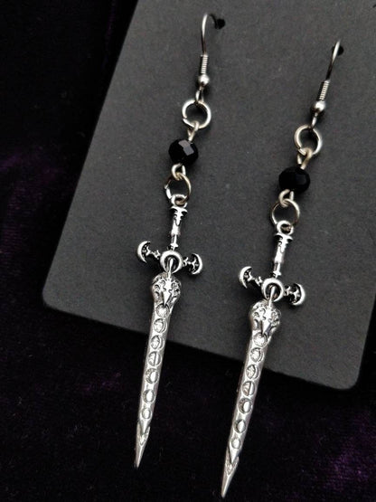 Lunar Sword Earrings