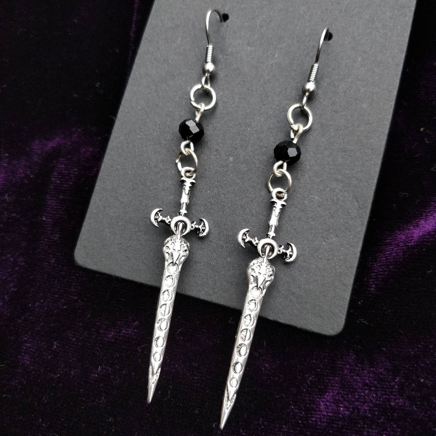 Lunar Sword Earrings