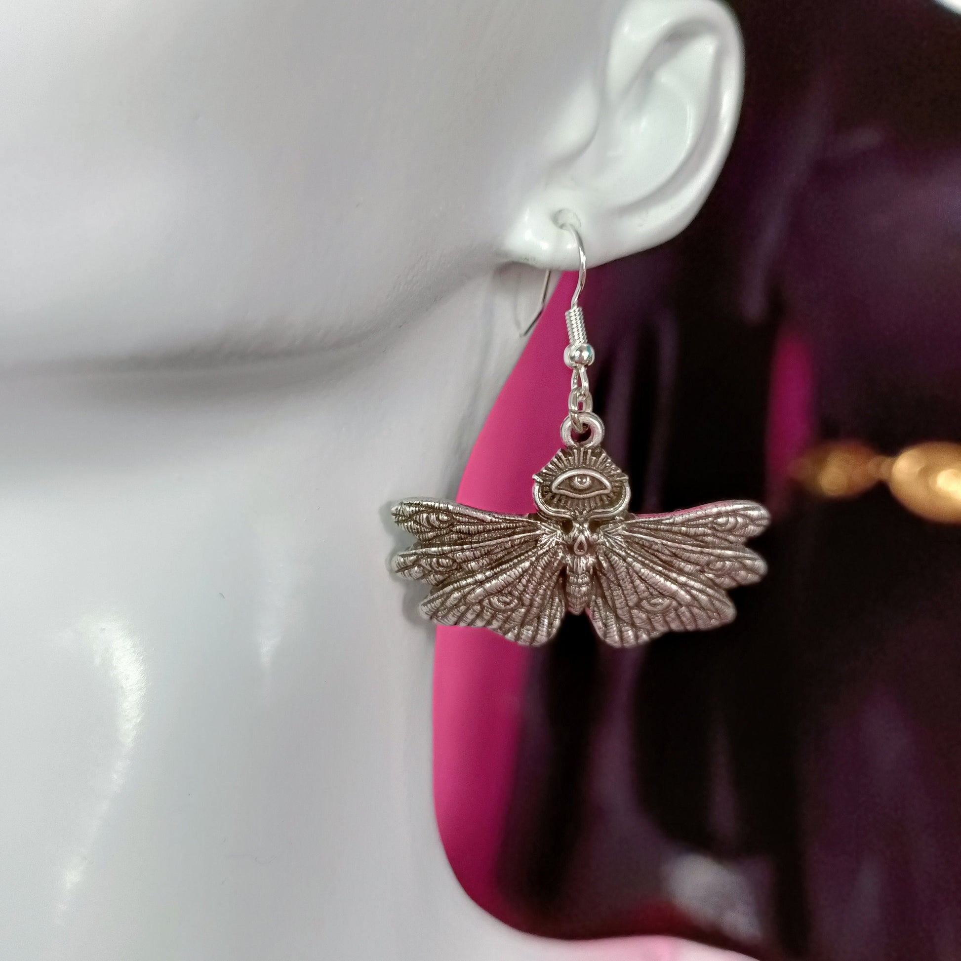Occult Moth Earrings