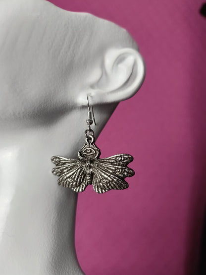 Occult Moth Earrings