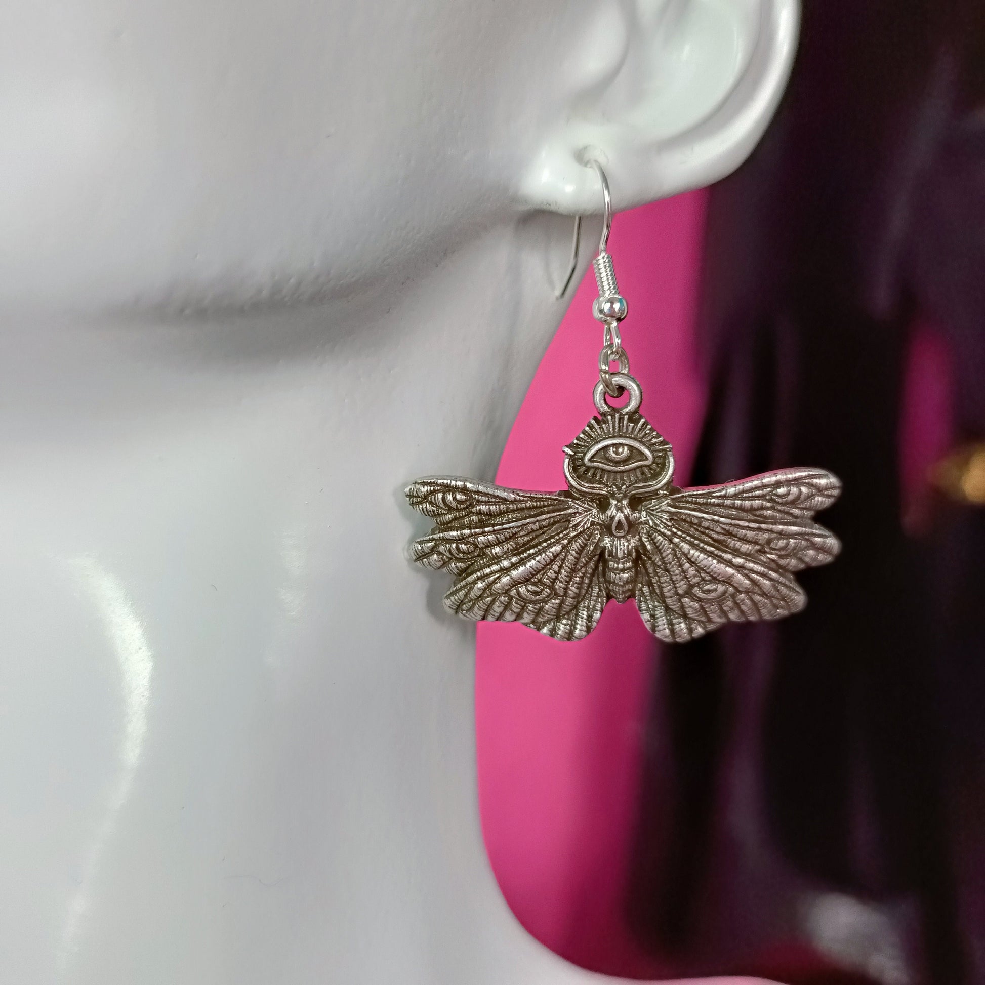 Occult Moth Earrings