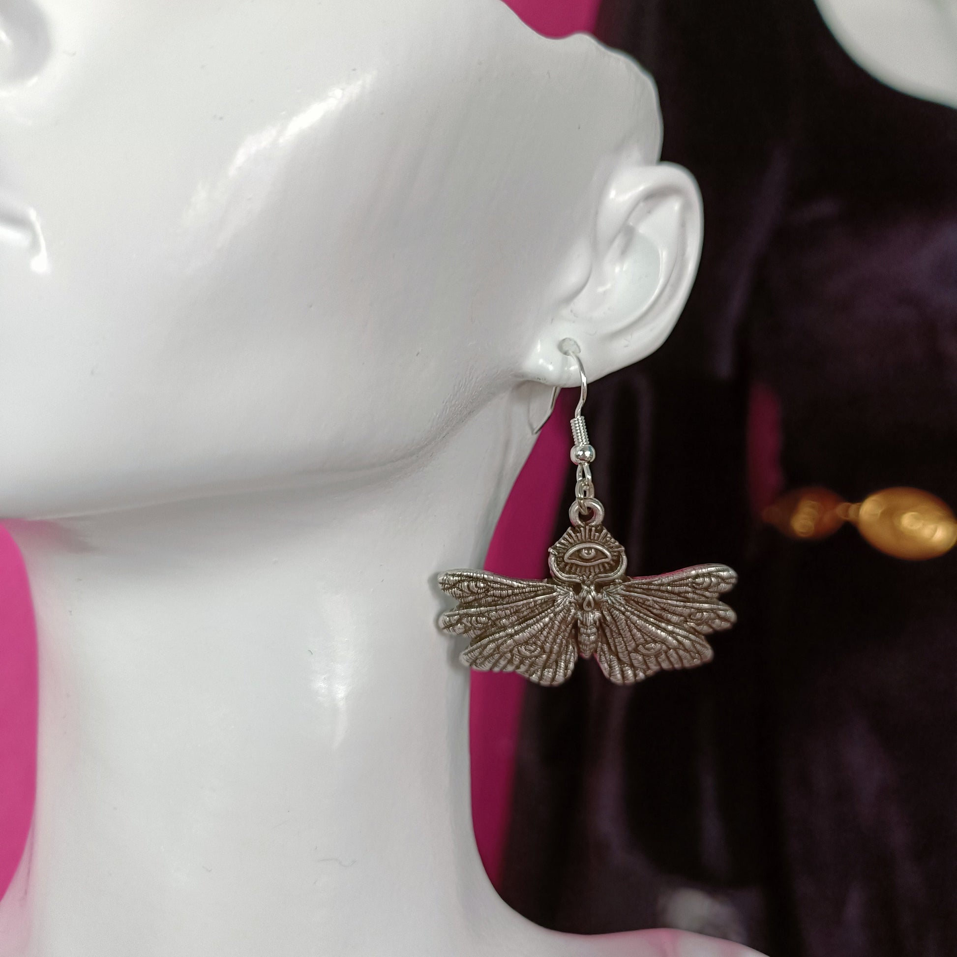 Occult Moth Earrings