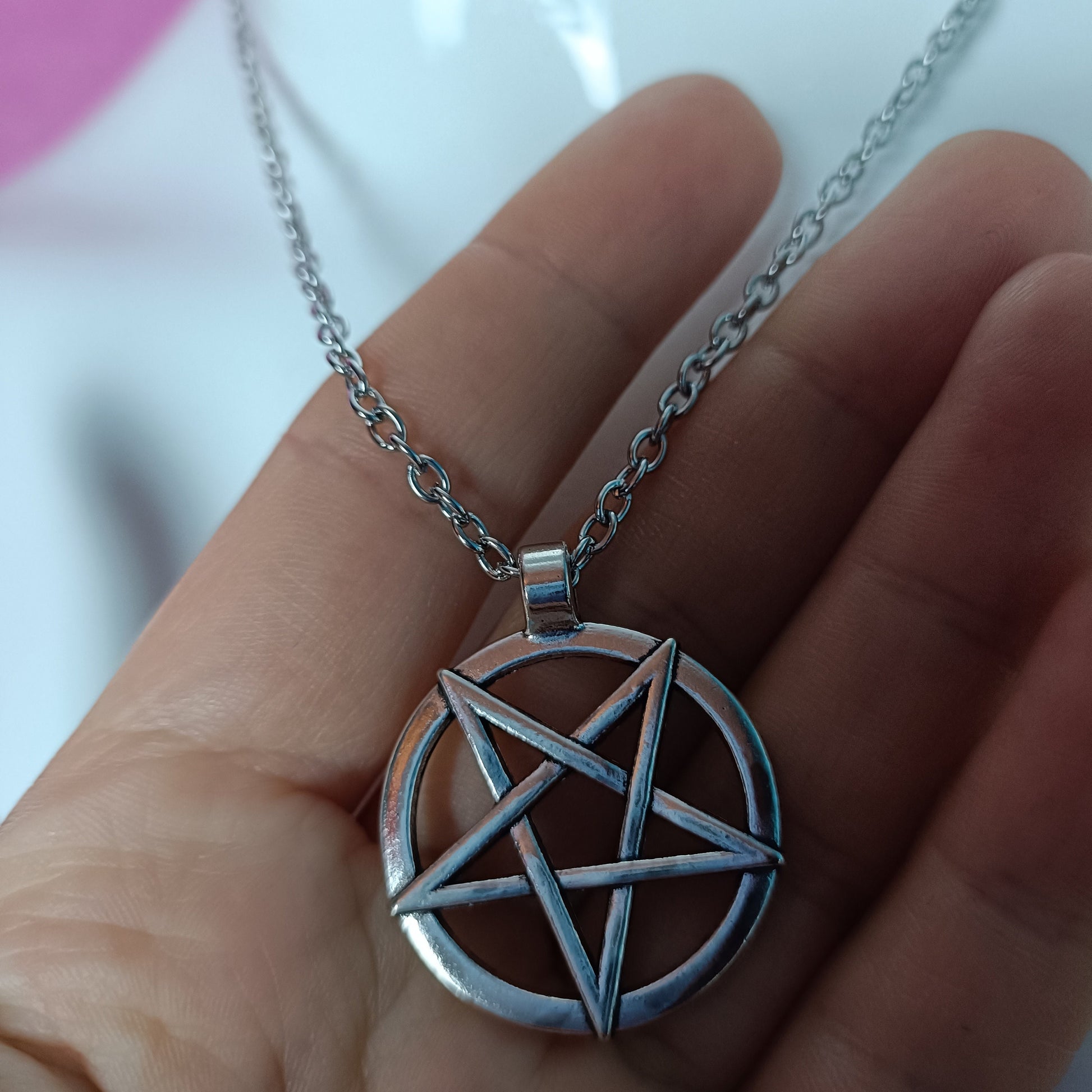 Pentagram Chain Necklace