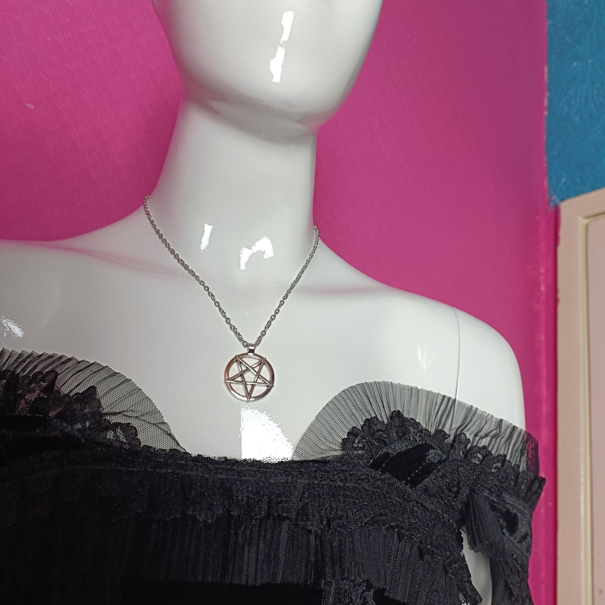 Pentagram Chain Necklace