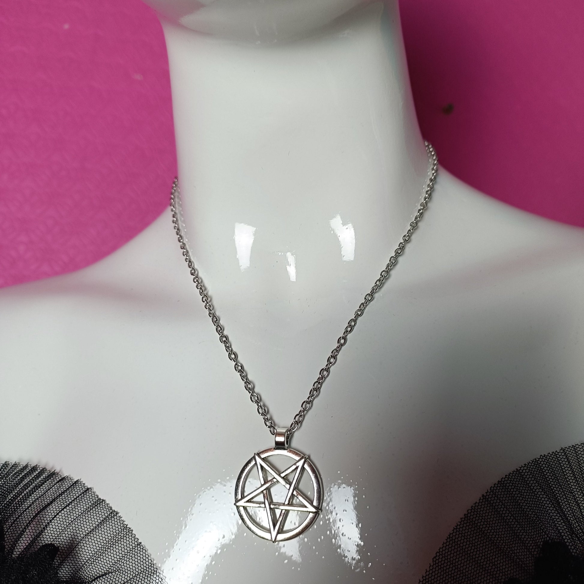 Pentagram Chain Necklace