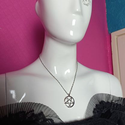 Pentagram Chain Necklace