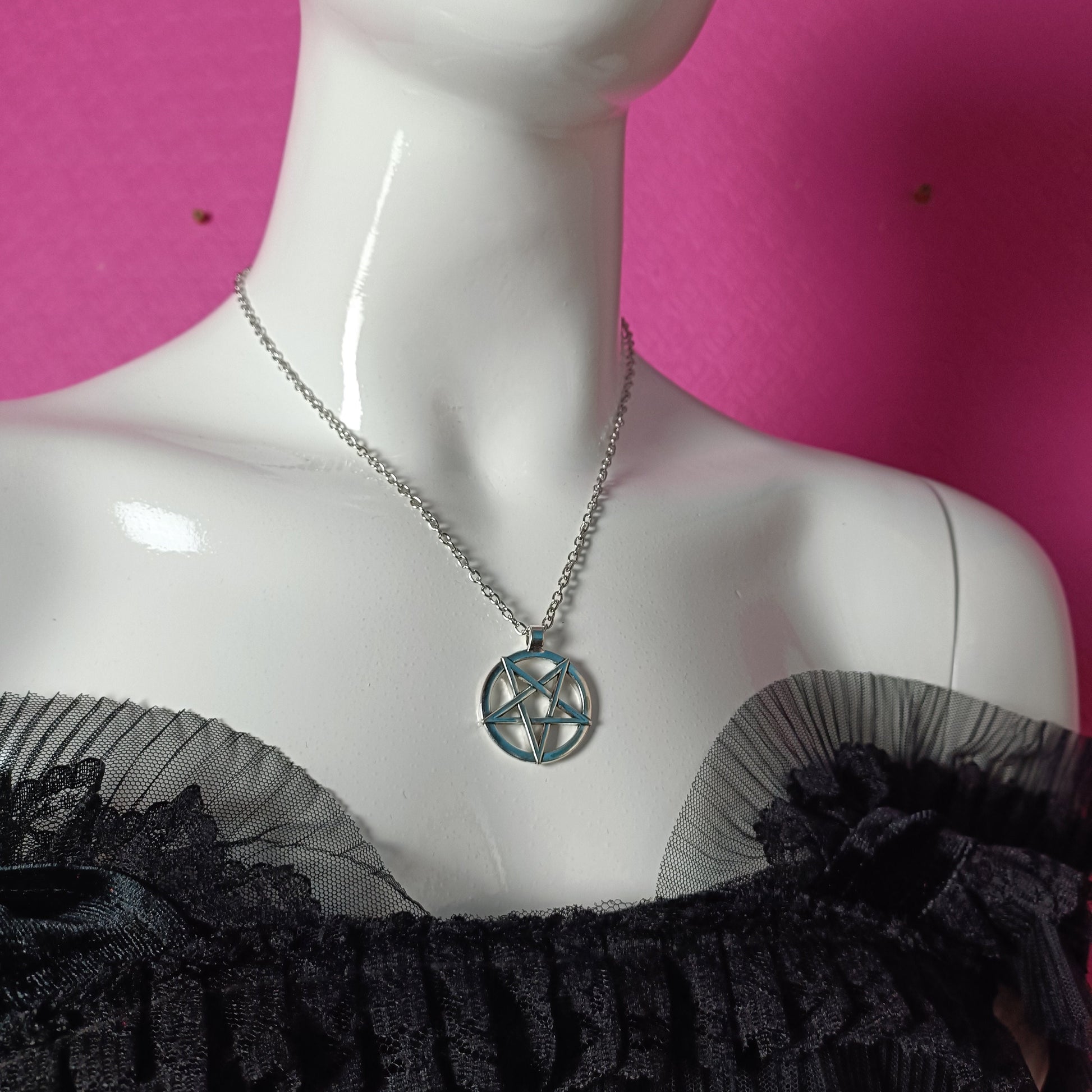Pentagram Chain Necklace