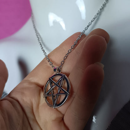 Pentagram Chain Necklace