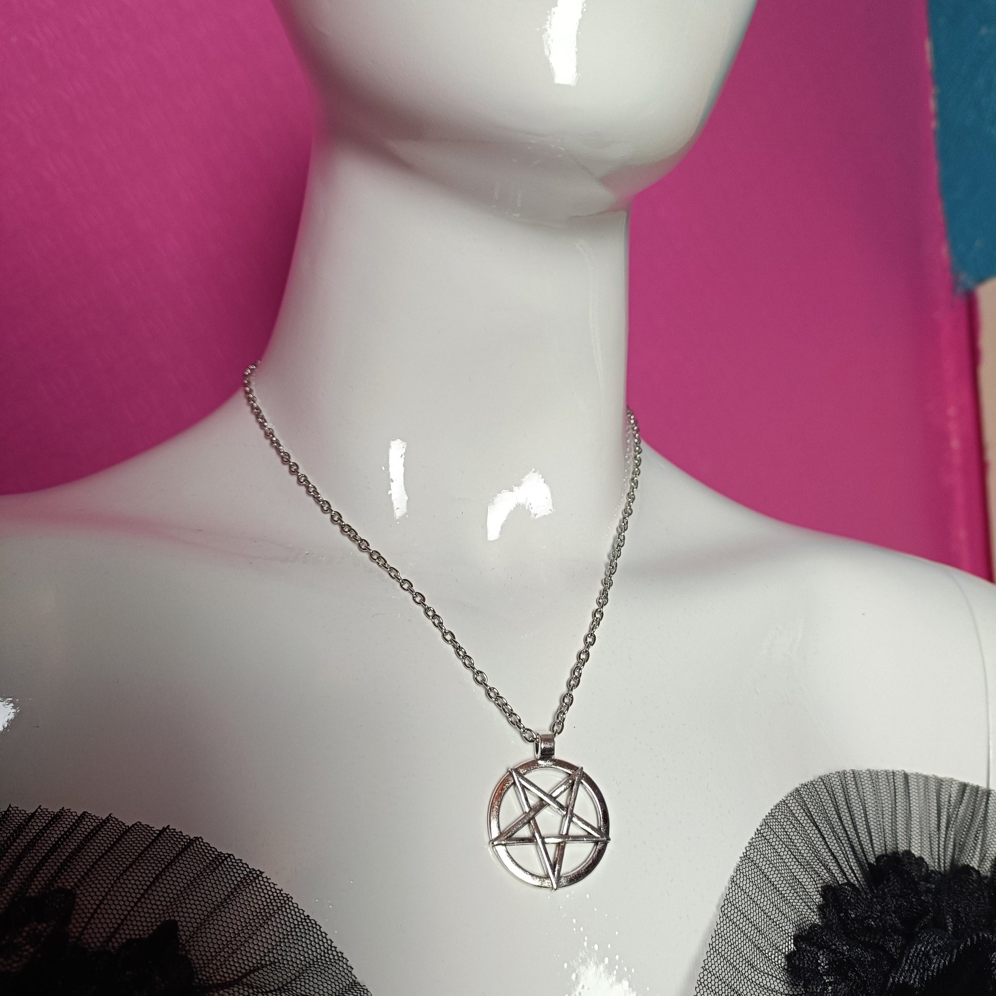 Pentagram Chain Necklace