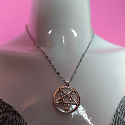 Pentagram Chain Necklace