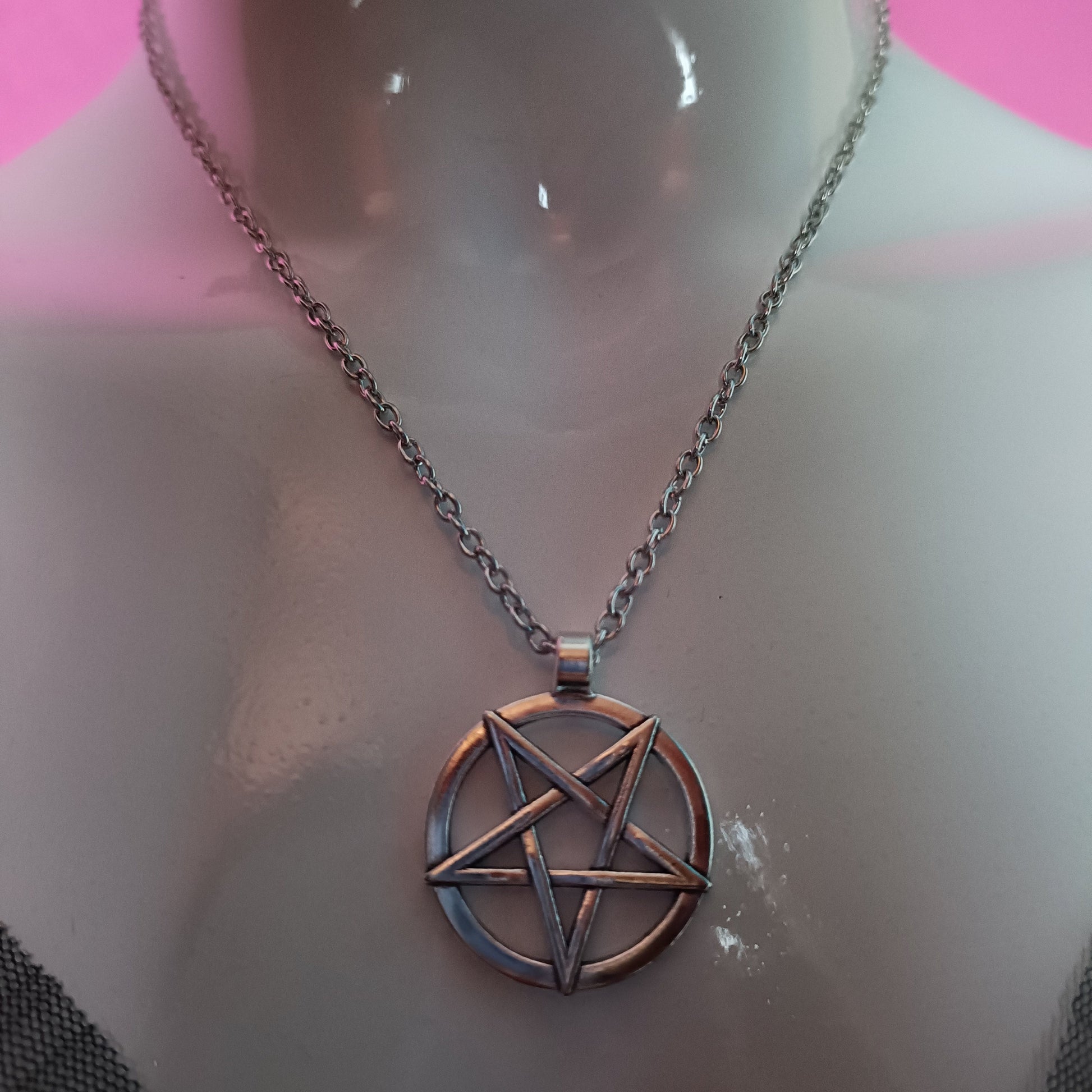 Pentagram Chain Necklace