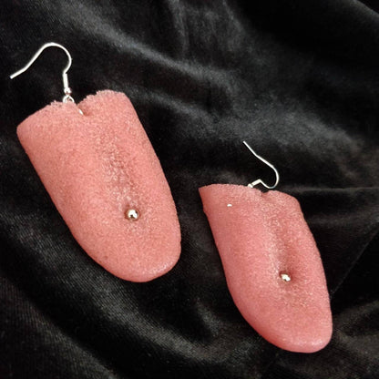 Pierced Tongue Earrings