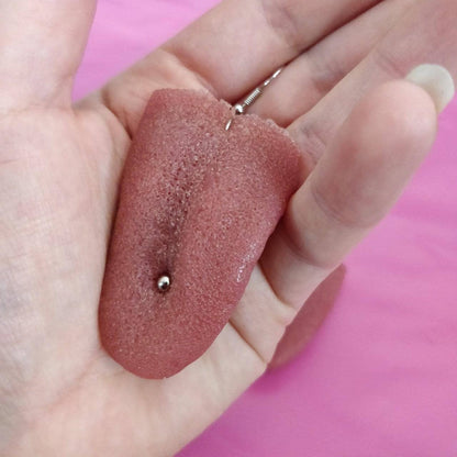 Pierced Tongue Earrings