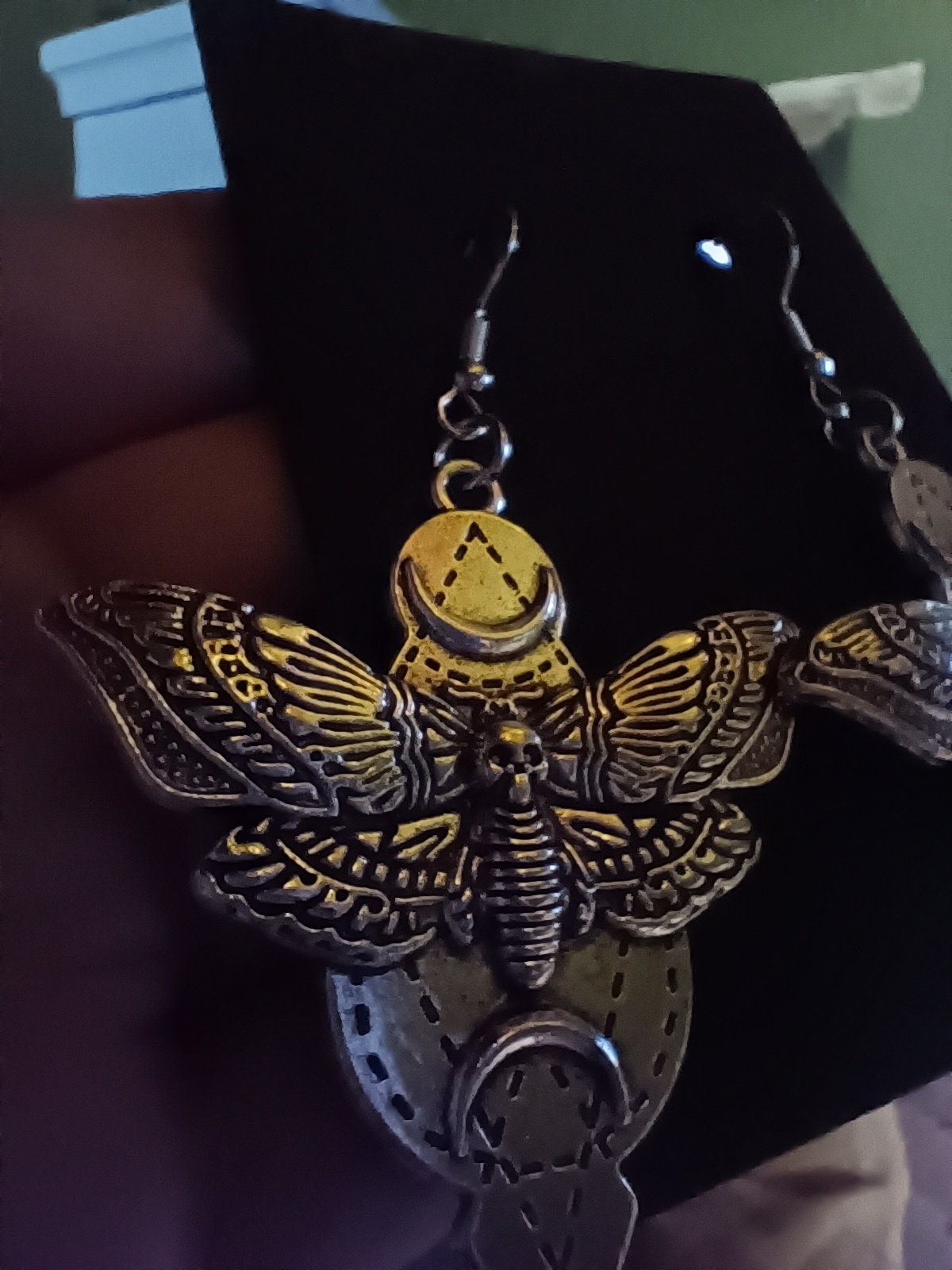 Sacred Moth Earrings