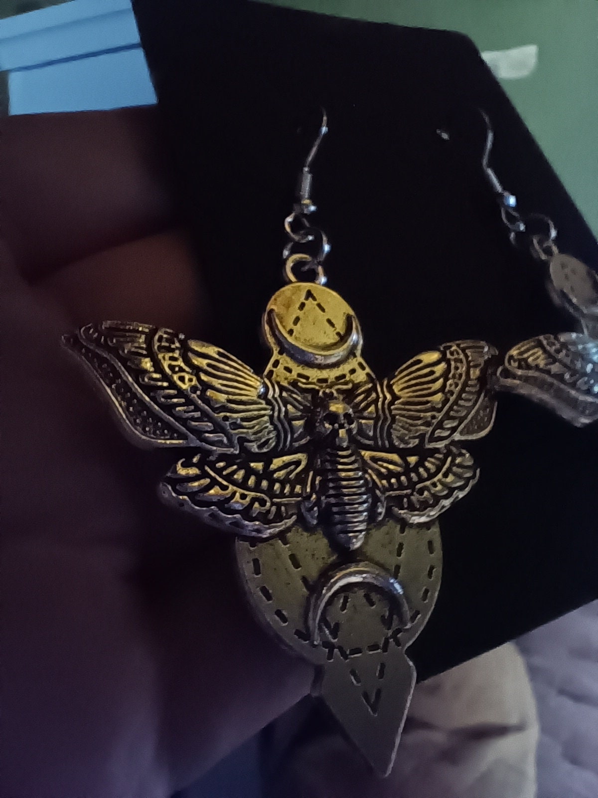 Sacred Moth Earrings