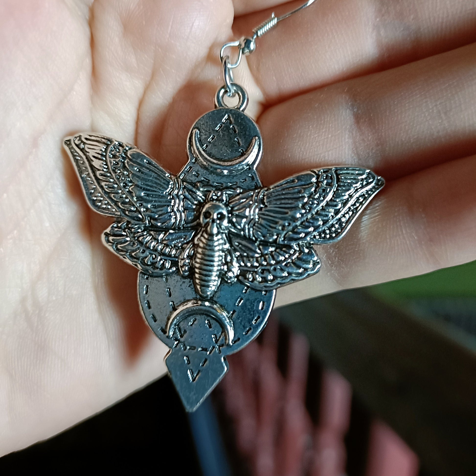 Sacred Moth Earrings