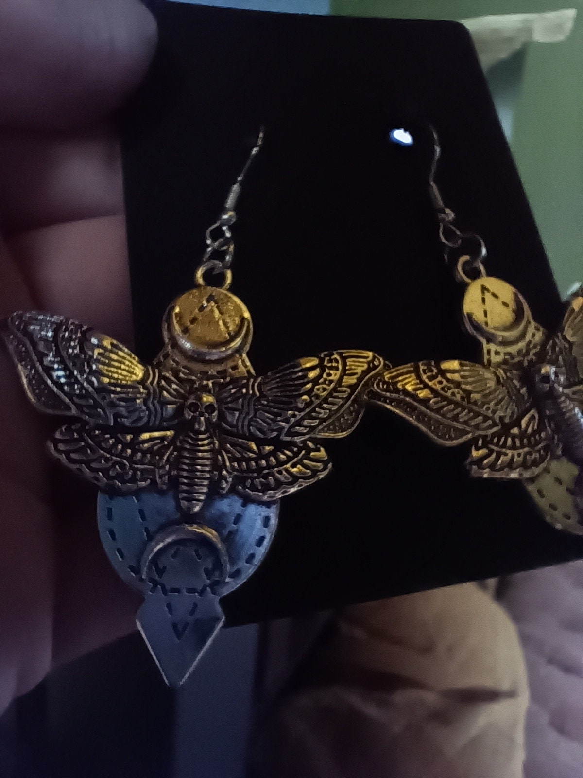 Sacred Moth Earrings
