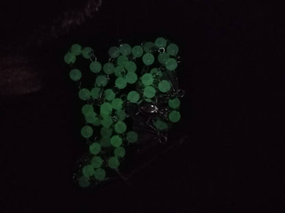 Spooky Rosary Glow In The Dark Vamp