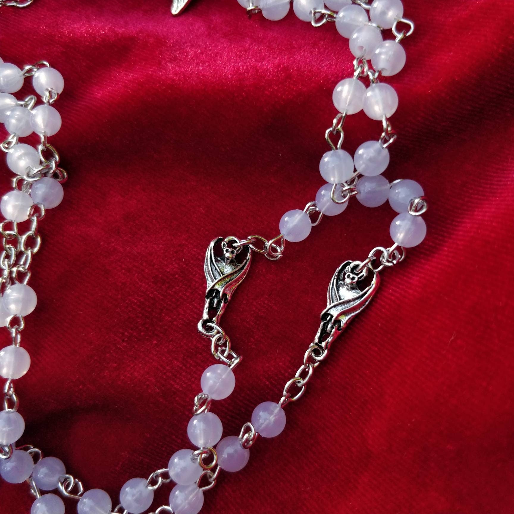 Spooky Rosary Glow In The Dark Vamp