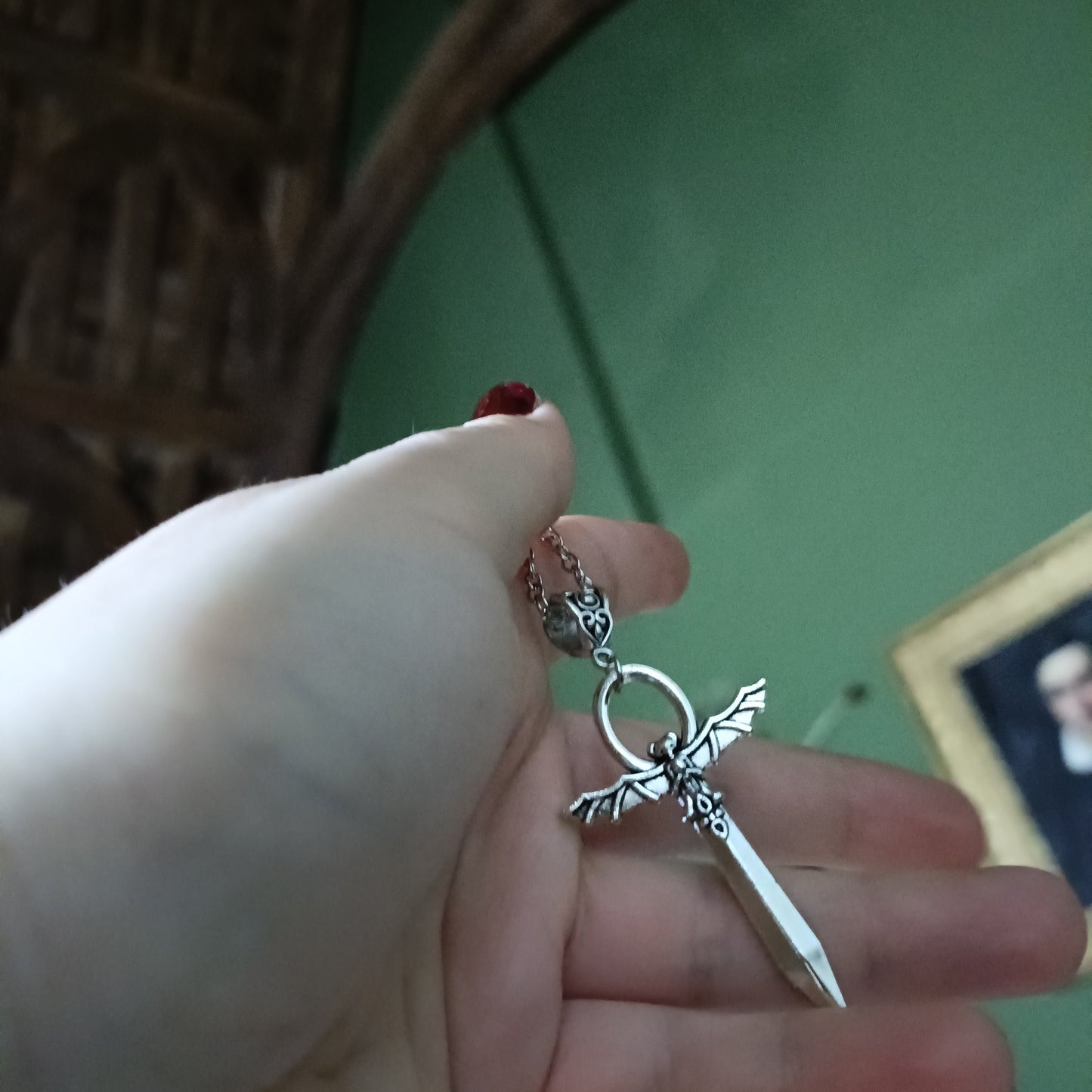 Vampire Ankh necklace