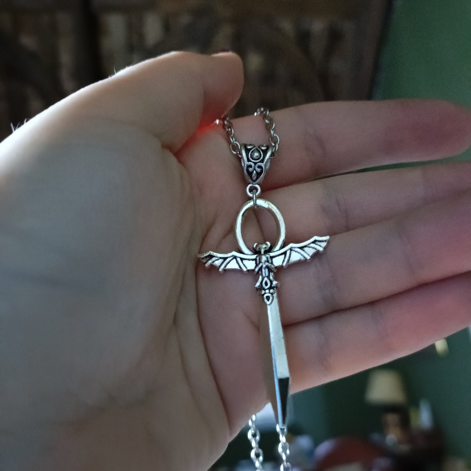 Vampire Ankh necklace
