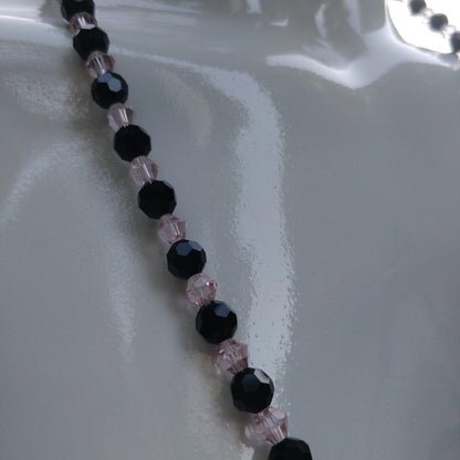 Vampire Rosary Pink and Black