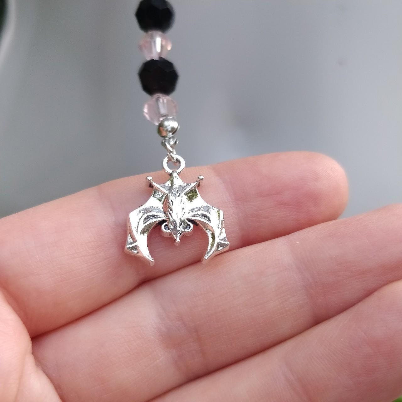 Vampire Rosary Pink and Black
