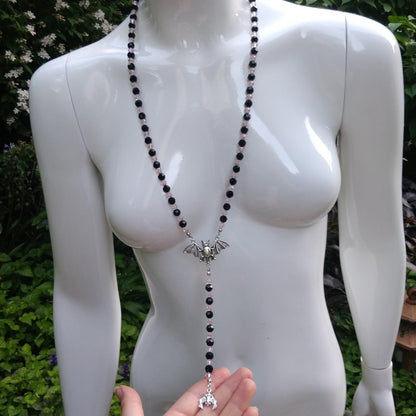 Vampire Rosary Pink and Black