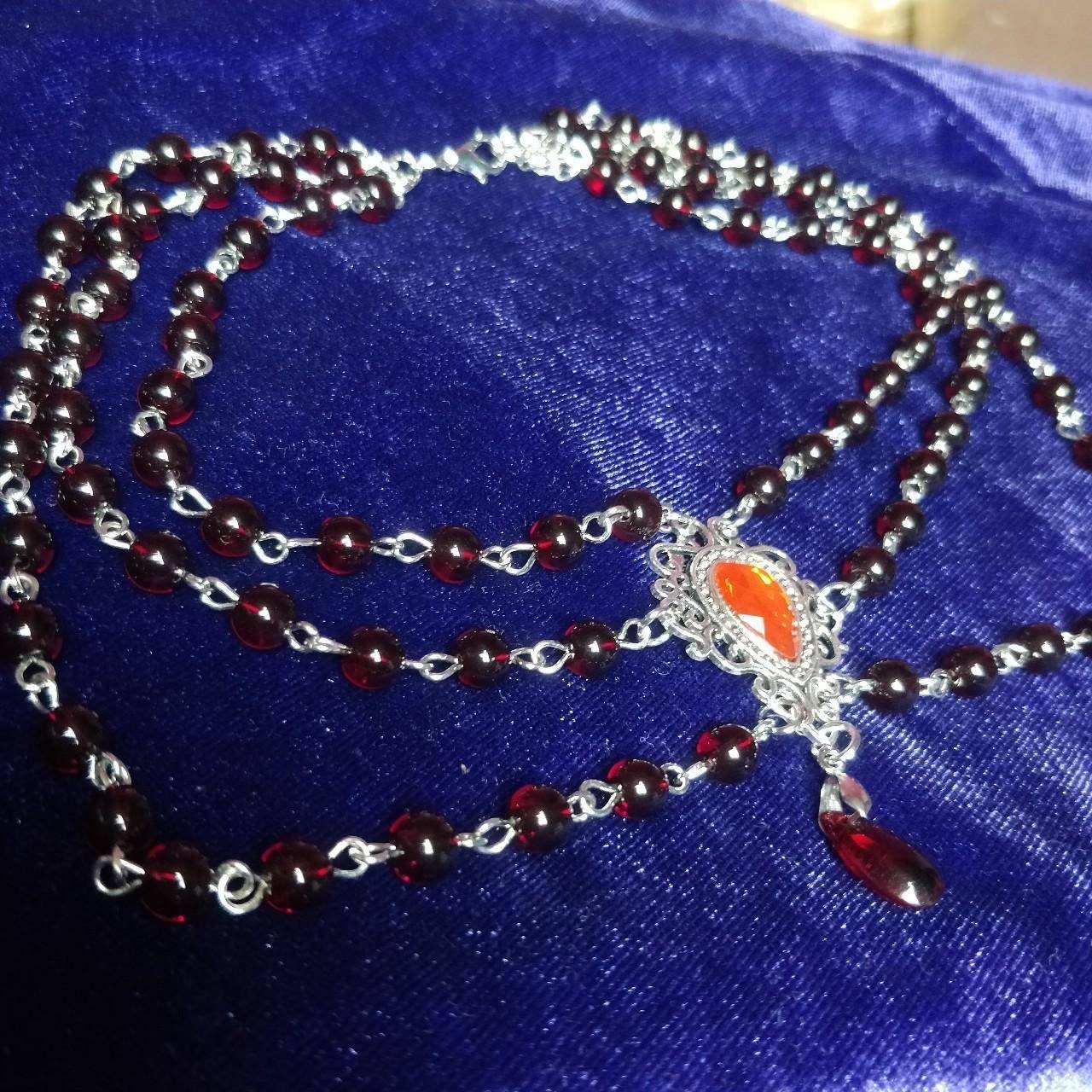 Vampires romance necklace- Triple Layer