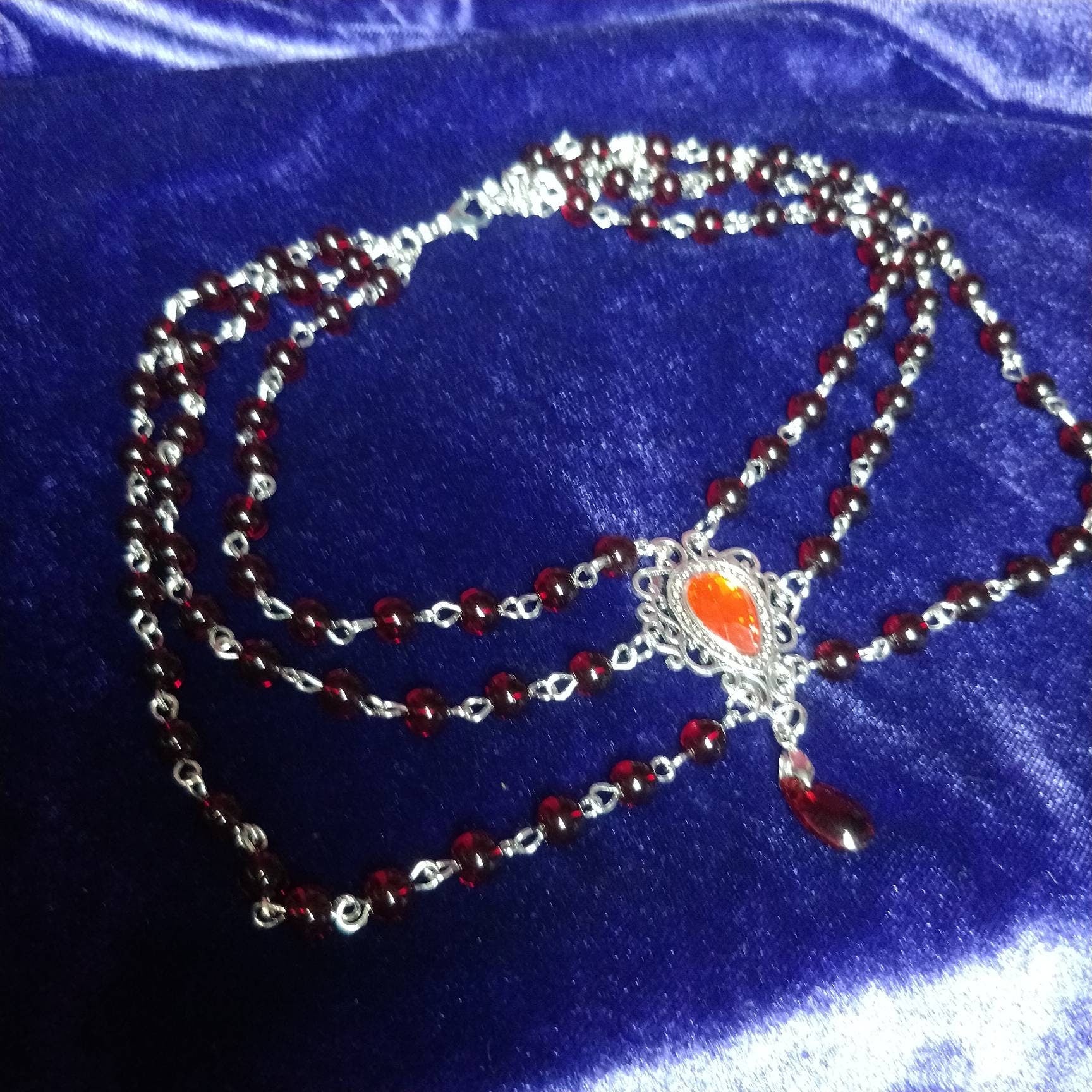 Vampire's Romance Necklace - Triple Layer