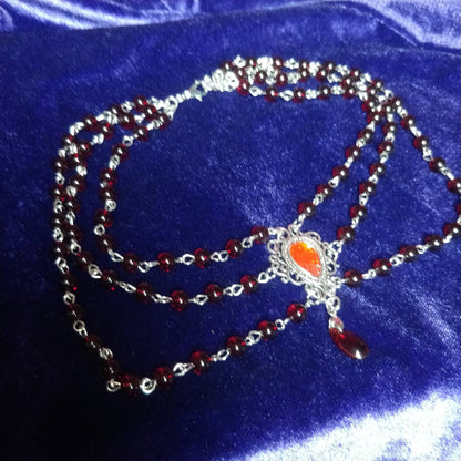 Vampire's Romance Necklace - Triple Layer
