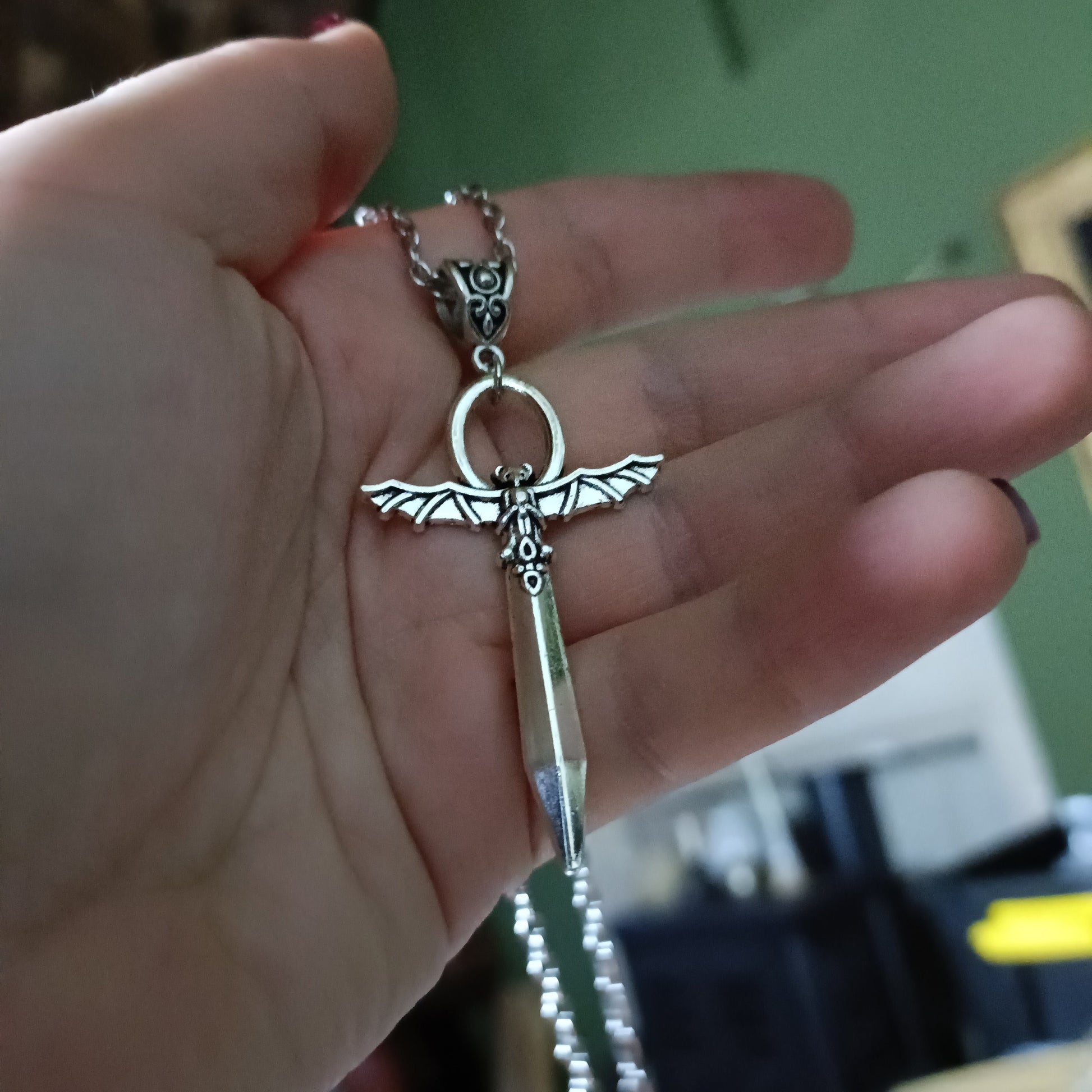 Vampire Ankh necklace