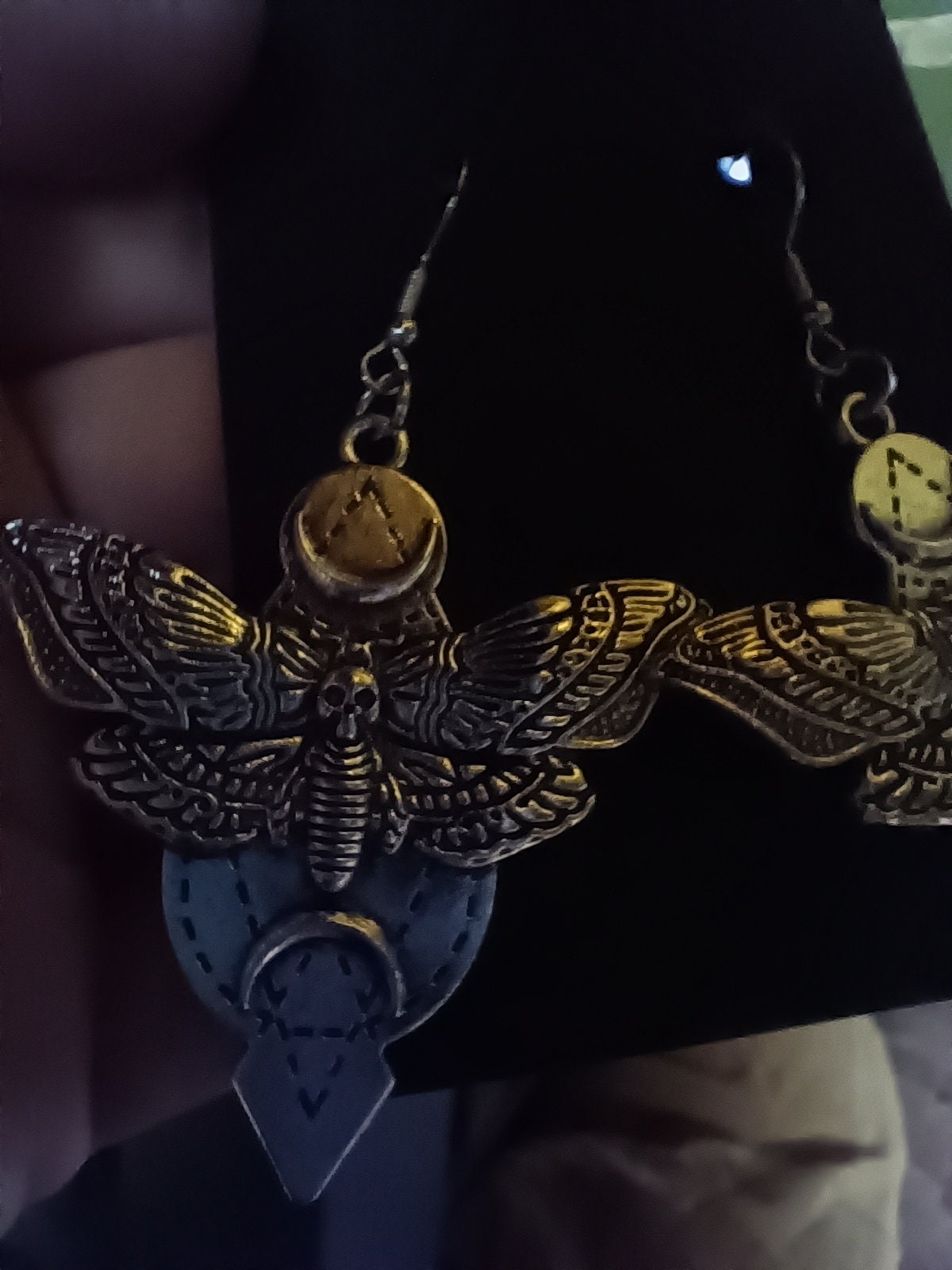 Sacred Moth Earrings