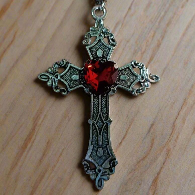 iconic catholic inspired gothic earrings