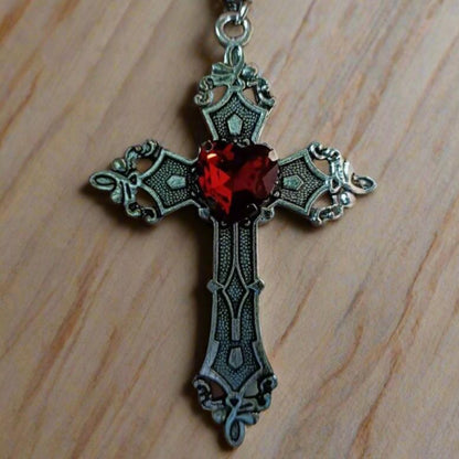 iconic catholic inspired gothic earrings