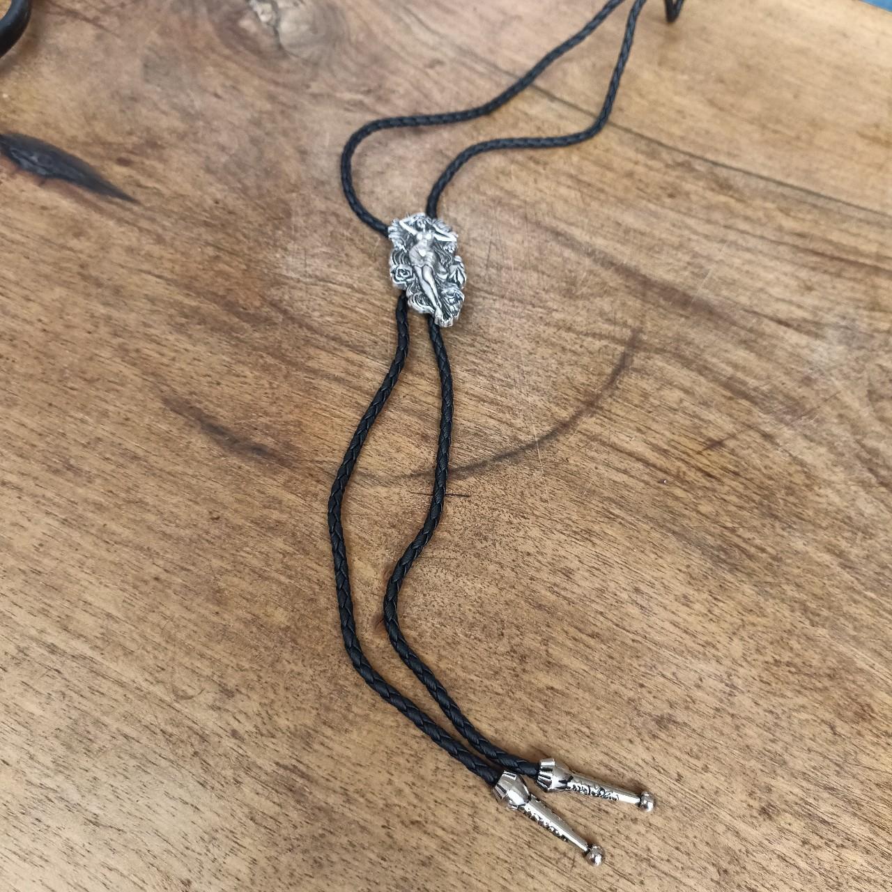 Bolo Tie - Goddess in Roses